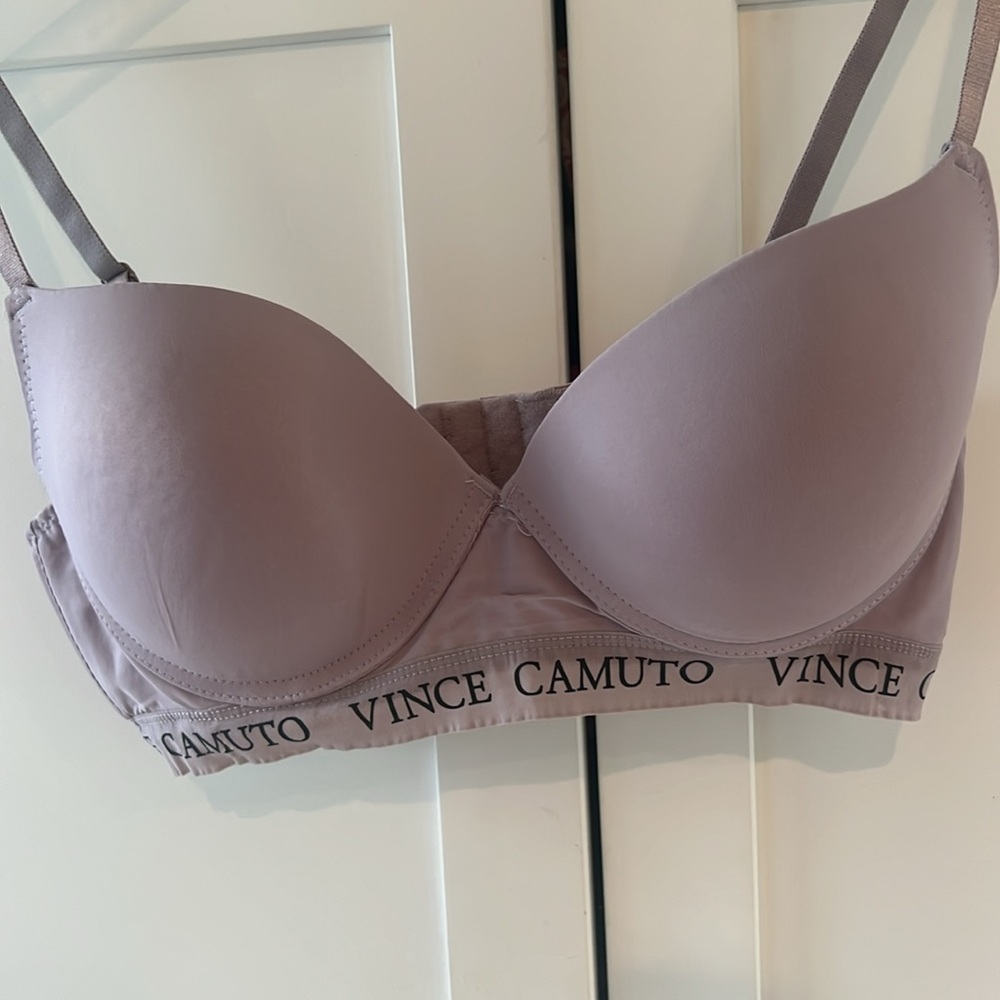 NWOT Vince Camuto Brown T-Shirt Bra Intimates 36C